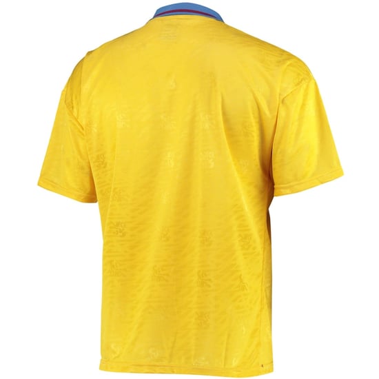 Damen Aston Villa 1990 Retro Trikot Gelb