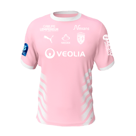 Kinder RC Lens 2025/26 Drittes Pink October Trikot