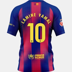 Kinder FC Barcelona x Ed Sheeran 2025/26 Heimtrikot – LAMINE YAMAL #10