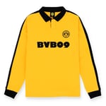 Damen BVB Borussia Dortmund Retro-Langarmtrikot der 70er Jahre