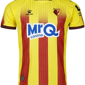 Herren Watford 2025/26 Heimtrikot mit Sponsor