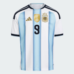 Herren Argentinien 2026 Heim Authentisches WM-Trikot J. LVAREZ #9