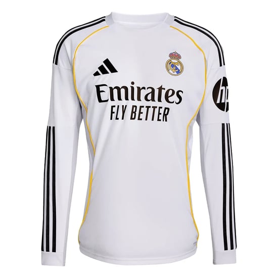 Real Madrid 2025/26 Heimtrikot Langarm Herren