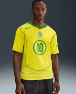 Damen Brasilien 2004 T90 Remake Trikot Ronaldinho Nr. 10