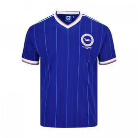 Damen Brighton & Hove Albion 1983 Heim Retro FA Cup Finalisten Trikot