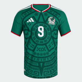 Herren Mexiko 2026 Heim Authentisches WM-Trikot RAÚL #9