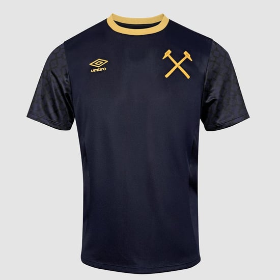 Herren West Ham United 2025/26 Drittes Aufwärmtrikot - Marineblau