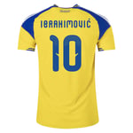 Kinder Schweden 2026 Heim Authentic Weltmeisterschaft Trikot IBRAHIMOVIĆ #10