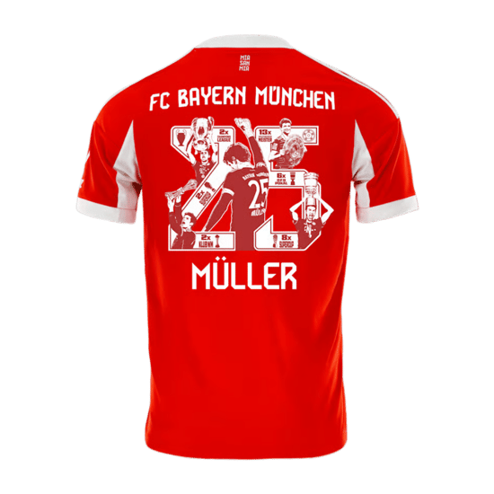 Herren Bayern Munich 2025/26 Heimtrikot - Müller #25