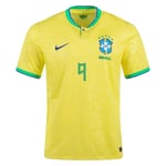 Richarlison #9 Brasilien Heimtrikot Weltmeisterschaft 2022