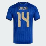 Herren Italien 2026 Heim Authentisches WM-Trikot CHIESA #14