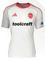 Herren 1. FC Nürnberg 2025/26 Auswärtstrikot