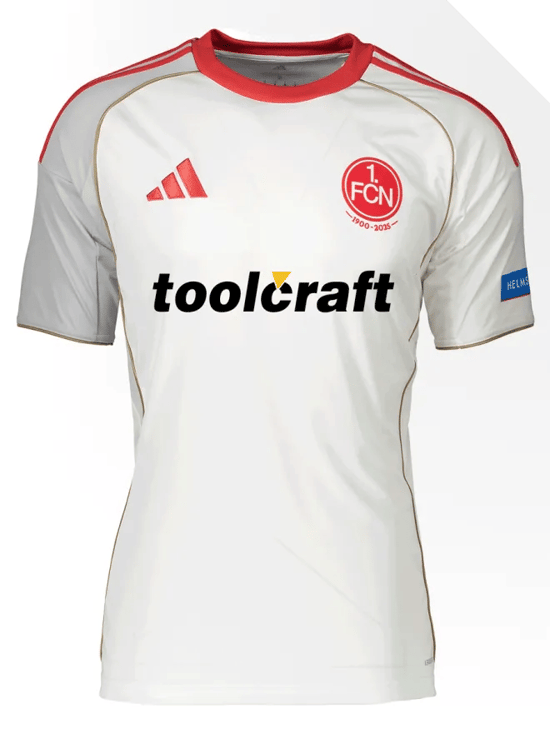 Herren 1. FC Nürnberg 2025/26 Auswärtstrikot