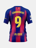Kinder FC Barcelona 2025/26 Heim UCL Trikot - LEWANDOWSKI #9