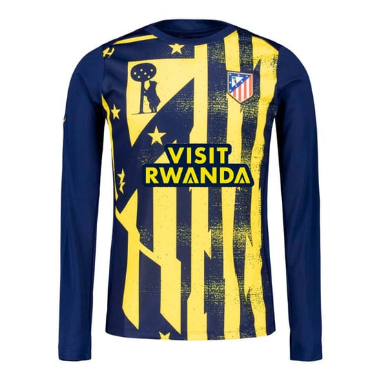 Kinder Atletico Madrid 2025/26 Drittes Pre-Match-Trikot mit langen Ärmeln