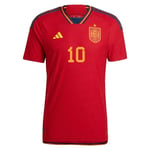 Pedri #10 Spanien Heimtrikot Weltmeisterschaft 2022