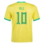 Pelé #10 Brasilien Heimtrikot Weltmeisterschaft 2022
