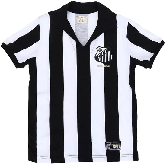 Kinder Santos FC 1962/63 Retro Gestreiftes Trikot