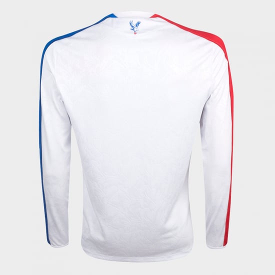 Kinder Crystal Palace 2025/26 Drittes Langarm Adler Weißes Trikot