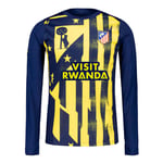 Herren Atletico Madrid 2025/26 Drittes Pre-Match-Trikot mit langen Ärmeln