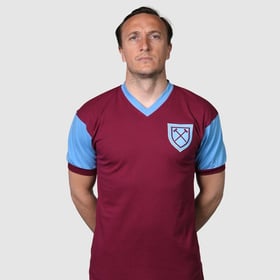 Damen West Ham United 1958 Retro Bobby Moore Erstes Trikot Nr. 6