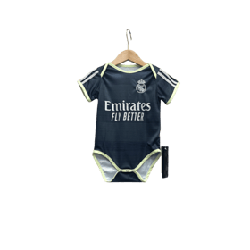 Real Madrid Auswärtstrikot Baby-Krabbelanzug 23/24