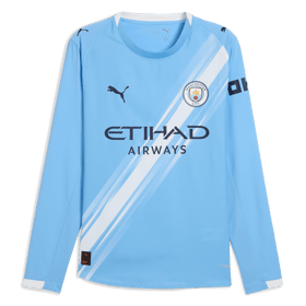Herren Manchester City 2025/26 Heimtrikot mit langen Ärmeln