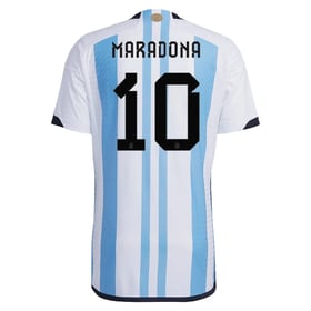 Diego Maradona #10 Argentinien Heimtrikot Weltmeisterschaft 2022