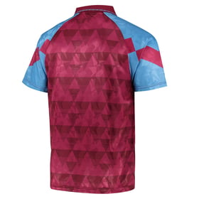 Herren Aston Villa 1990 Retro Trikot Rot