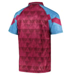 Herren Aston Villa 1990 Retro Trikot Rot