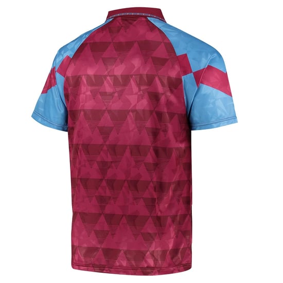 Herren Aston Villa 1990 Retro Trikot Rot