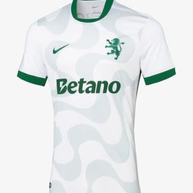 Kinder Sporting CP 2025/26 Drittes Trikot – Weiß