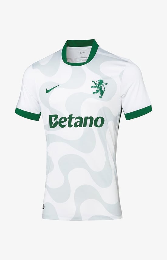 Kinder Sporting CP 2025/26 Drittes Trikot – Weiß