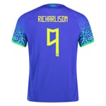 Richarlison #9 Brasilien Auswärtstrikot Weltmeisterschaft 2022