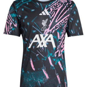 Kinder Liverpool 2025/26 Drittes Vorbereitungs-Trikot – Schwarz