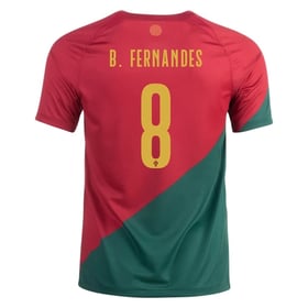 Bruno Fernandes #8 Portugal Heimtrikot Weltmeisterschaft 2022