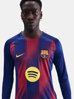 Herren FC Barcelona 2025/26 Herren Heim Langarm UCL-Trikot