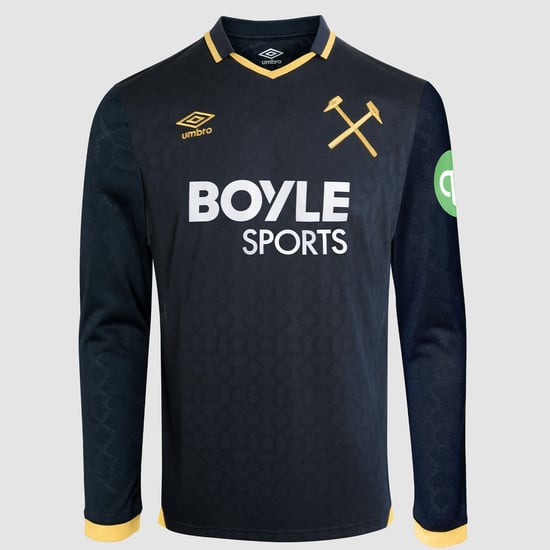 Kinder West Ham United 2025/26 Third Langarmtrikot
