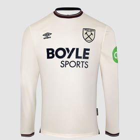 Herren West Ham United 2025/26 Auswärtstrikot langarm
