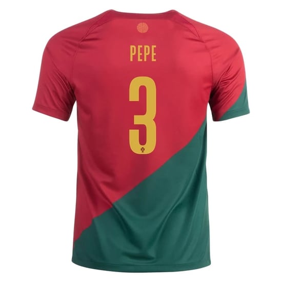 Pepe #3 Portugal Heimtrikot Weltmeisterschaft 2022