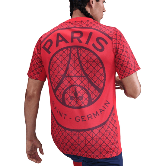 Kinder PSG 2025/26 Drittes Aufwärmtrikot - Rot