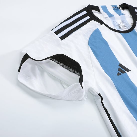 Argentinien 3 Stars Spielerversion Heimtrikot Weltmeisterschaft 2022
