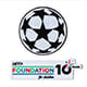 25–26 UCL-Sternball + 10-jähriges Jubiläum UEFA-Stiftungsabzeichen-Set  + €6,00 