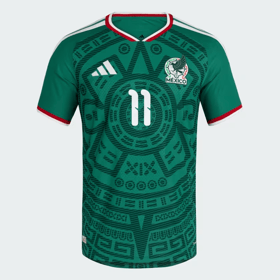 Herren Mexiko 2026 Heim Authentisches WM-Trikot S. GIMENEZ #11