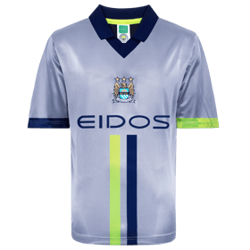 Damen Manchester City 2000 Auswärts Retro Trikot