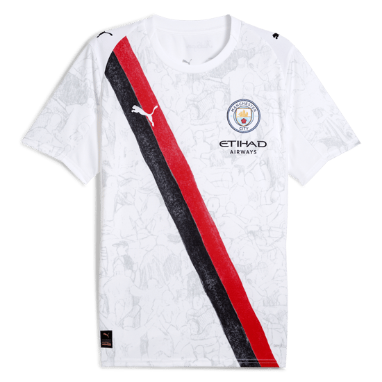 Herren Manchester City 2025/26 KidSuper Trikot - Weiß