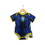 WM 2026 Brasilien Auswärtstrikot Baby-Krabbelanzug