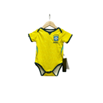 WM 2026 Brasilien Heimtrikot Baby-Krabbelanzug