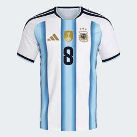 Herren Argentinien 2026 Heim Authentisches WM-Trikot E. FERNÁNDEZ #8