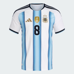 Herren Argentinien 2026 Heim Authentisches WM-Trikot E. FERNÁNDEZ #8